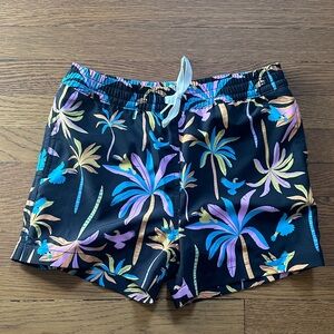Boys Trunks by Chubbies with colorful palm trees size M (10/12)